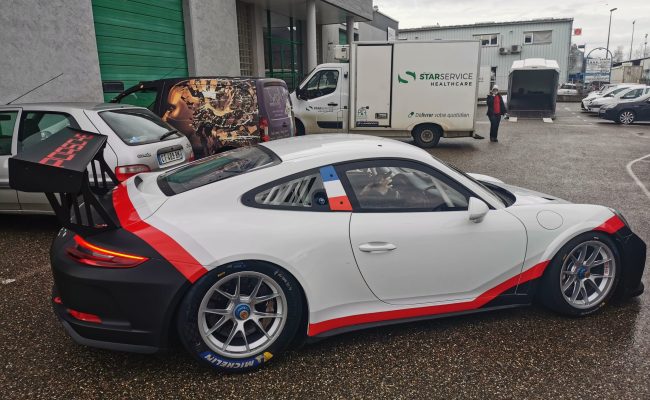 covering-porsche rouge